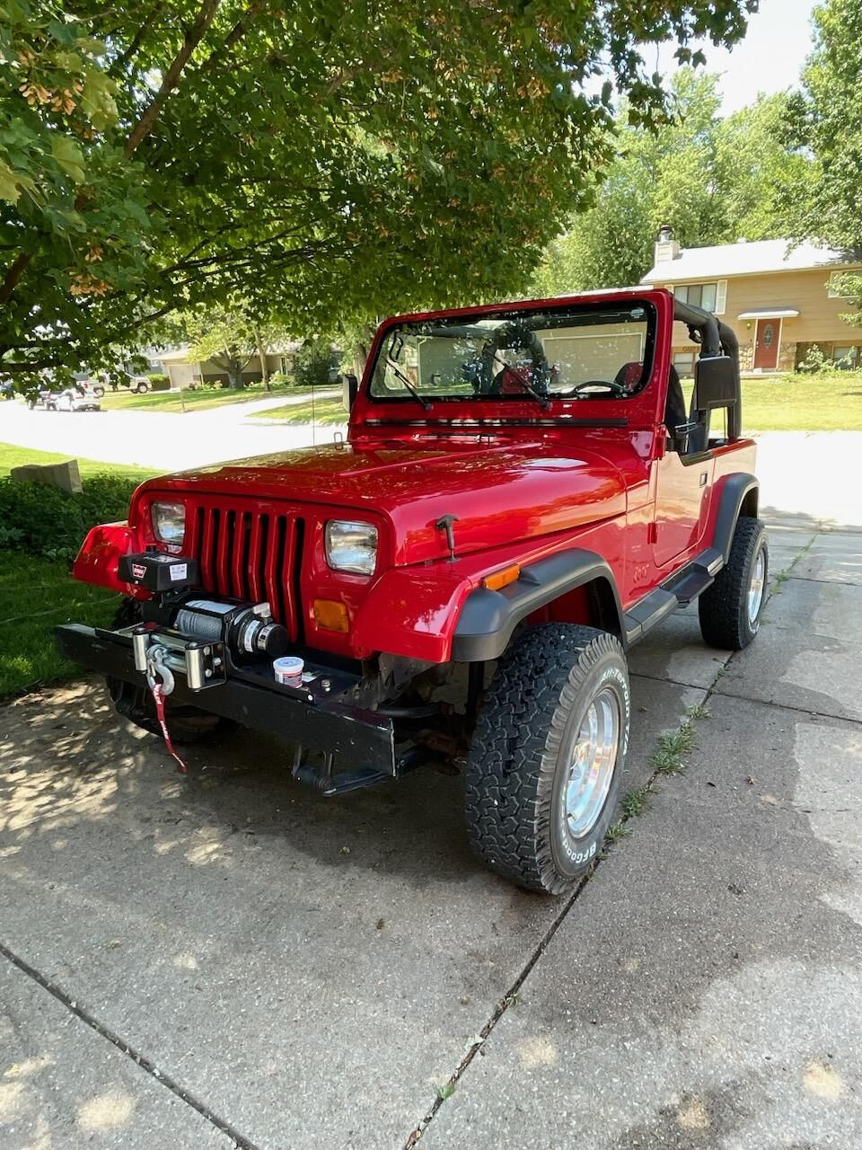 Kevin & Cheryl Cardwell - 1992 Jeep Wrangler